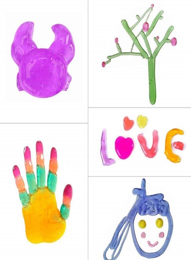 Promote Trader Pack of 18 Non Toxic DIY Crystal Clay Soft Slime Magic Mud Kit in Set with Clay Modelling Tools Toy Gifts for Girls and Boys Kids Above Age 5+ Year Old - Image 5